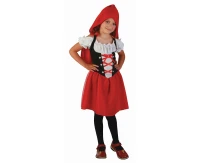 Costume for kids Sweet Red Hood (dress with hooded cape), size 110/120 cm